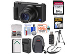 Sony ZV-1 Digital Camera with 64GB Card + Extra Battery + Charger + Case + Tripod + Strap + Kit