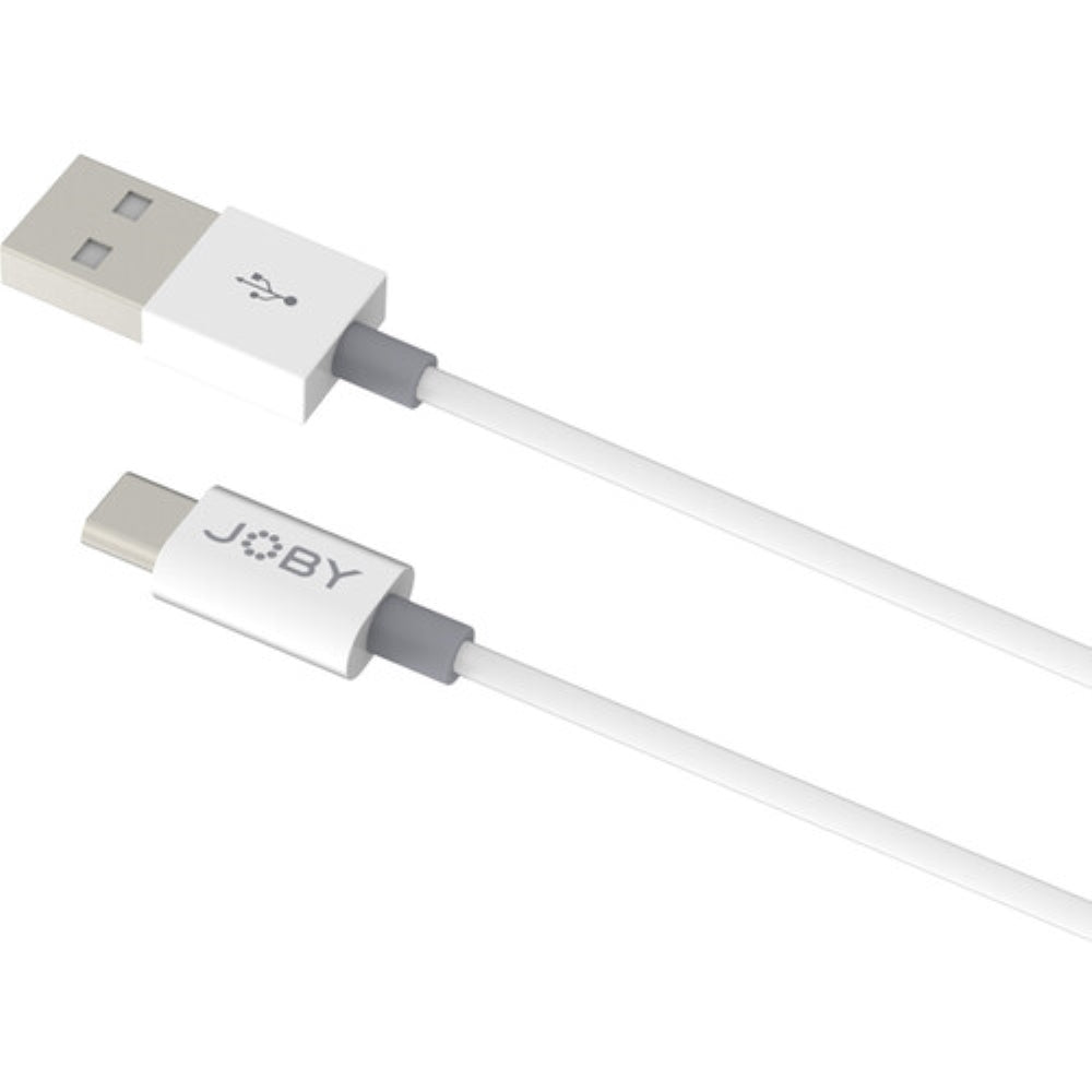 JOBY Charge & Sync USB Type-A to USB Type-C Cable | 3.9', White