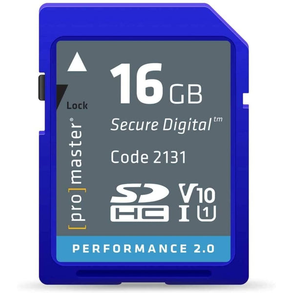 Promaster SDHC 16GB Performance 2.0