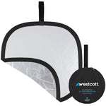 Westcott Illuminator Collapsible 2-in-1 Silver/White Bounce Reflector | 22"