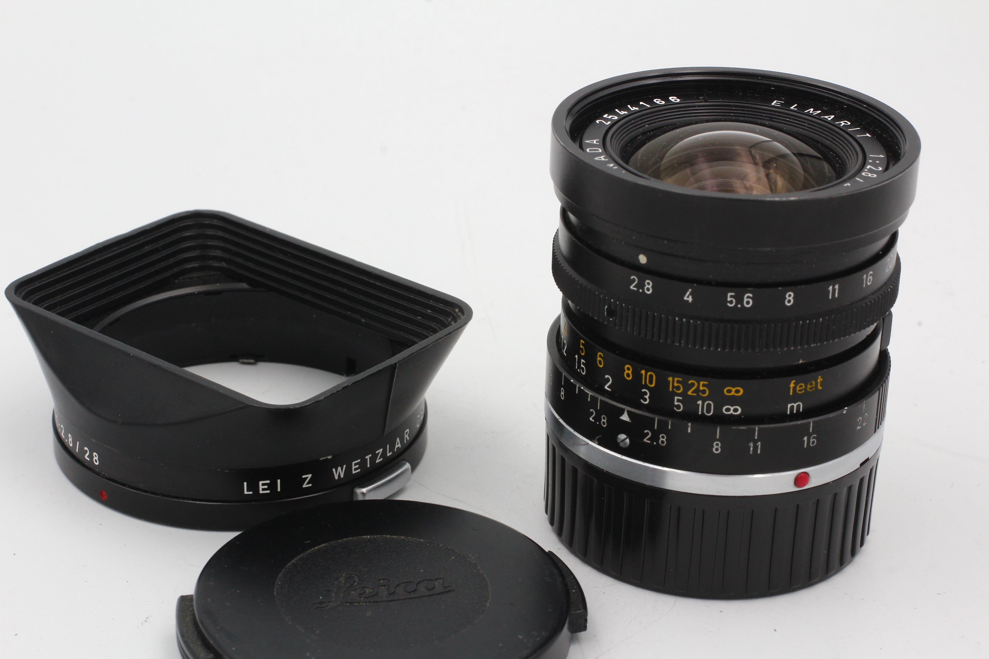 Used Leica M 28mm f2.8 V3 Canadian w/ Hood Used Very Good