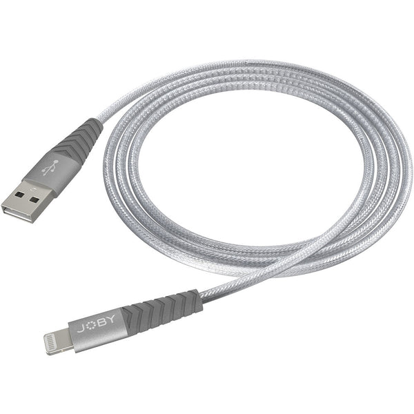 JOBY Charge & Sync Lightning Cable | 3.9', Space Grey