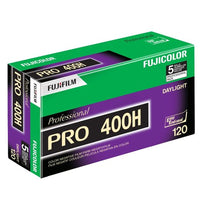 FUJIFILM Fujicolor PRO 400H Professional Color Negative Film - 120 Roll Film, 5 Pack