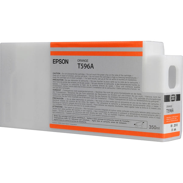 Epson T596A00 Orange UltraChrome HDR Ink Cartridge | 350 mL