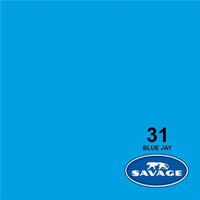Savage Widetone Seamless Background Paper | 86" x 36'  -  #31 Blue Jay