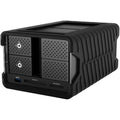 Glyph Technologies 16TB Blackbox PRO RAID 2-Bay RAID Array with Card Reader & USB Hub | 2 x 8TB, USB-C 3.2 Gen 2