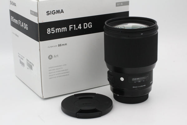 Used Sigma EF 85mm f1.4 DG HSM Used Like New