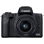 Canon EOS M50 Mark II Mirrorless Digital Camera with 15-45mm Lens | Black