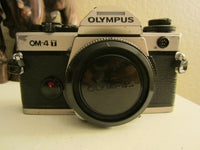 Used Olympus OM4T Camera Body Only Titanium Chrome - Used Very Good