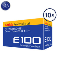 Kodak Professional Ektachrome E100 Color Film (35mm, 36 Exposures) Pack of 10