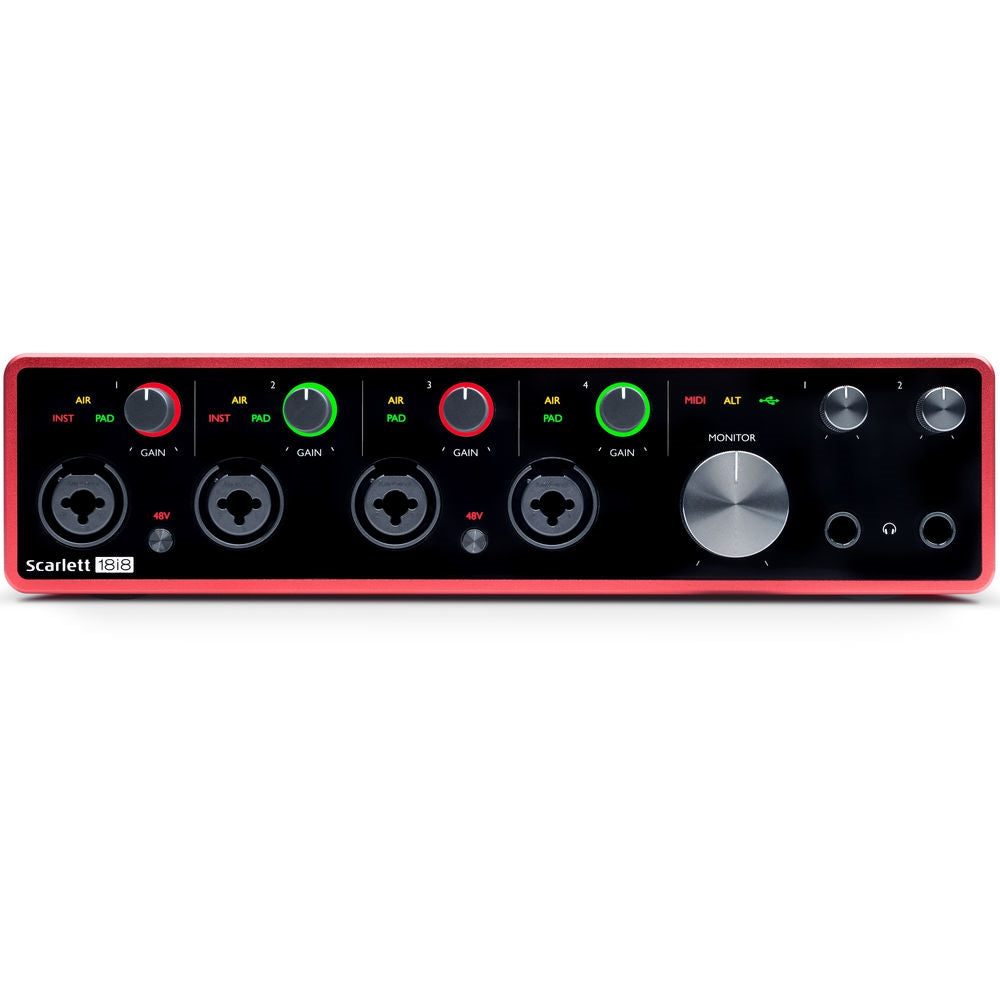 Focusrite Scarlett 18i8 18x8 USB Audio/MIDI Interface | 3rd Generation