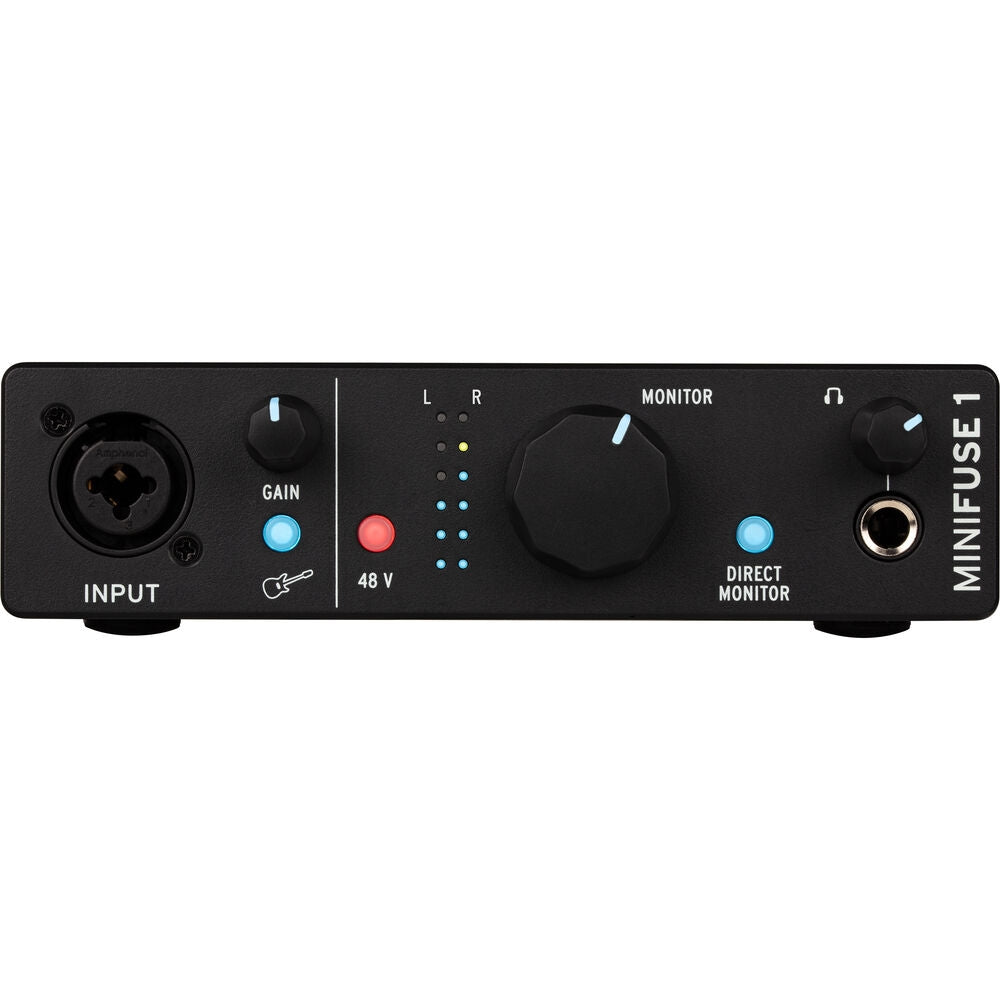 Arturia MiniFuse 1 Portable 1x2 USB Type-C Audio Interface | Black