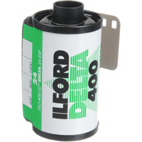 Ilford Delta 400 Professional Black and White Negative Film - 35mm Roll Film, 24 Exposures