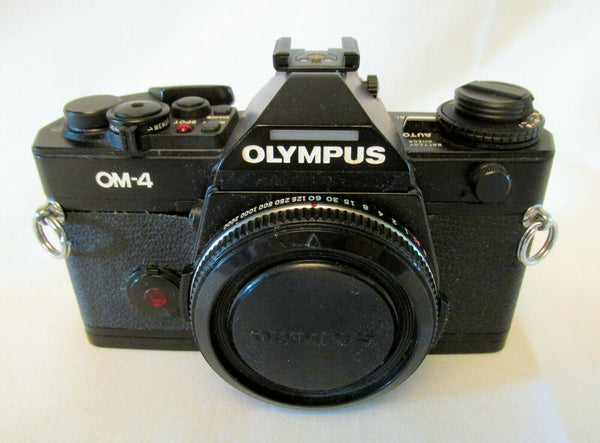 Used Olympus OM4T Camera Body Only Titanium Black - Used Very Good