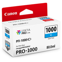 Canon PFI-1000 C LUCIA PRO Cyan Ink Tank | 80ml