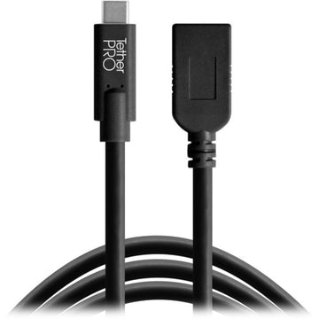 Tether Tools TetherPro USB Type-C to USB Type-A Extension Cable | 15', Black