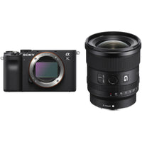 Sony Alpha a7C Mirrorless Digital Camera (Body Only, Black) with Sony FE 20mm f/1.8 G Lens Bundle