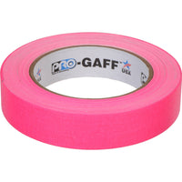 ProTapes Pro Gaff Adhesive Tape | 1" x 25 yd, Fluorescent Pink