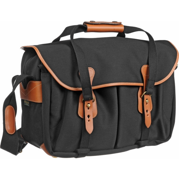 Billingham 445 Camera Bag | Black / Tan Leather Trim