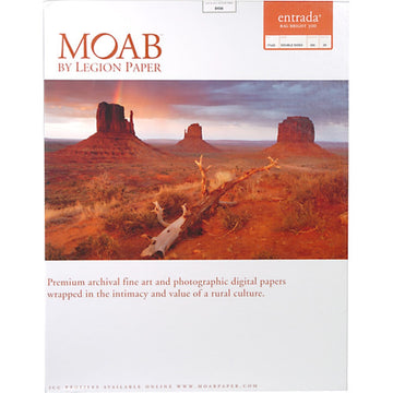 Moab Entrada Rag Bright 300 Paper | 17 x 22", 25 Sheets