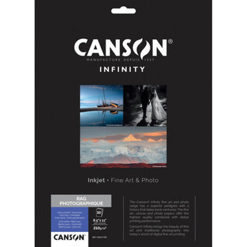 Canson Infinity Rag Photographique Paper 210 gsm | 8.5 x 11", 10 Sheets