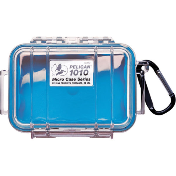 Pelican 1010 Micro Case | Clear Blue with Colored Lining