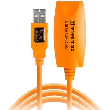 Tether Tools TetherPro USB 2.0 Active Extension Cable | 16', Orange