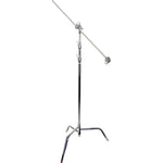 Matthews 40" C-Stand with Spring-Loaded Base, Grip Head, & Arm Kit | 10.5', Silver