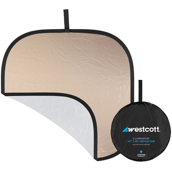 Westcott Illuminator Collapsible 2-in-1 Sunlight/White Bounce Reflector | 42"