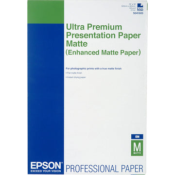 Epson Ultra Premium Presentation Paper Matte | 13 x 19", 100 Sheets