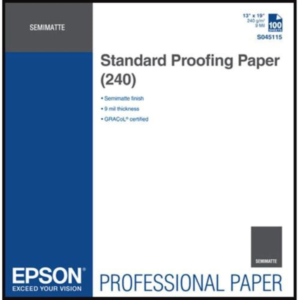 Epson Standard Proofing Paper | (240) 13 x 19", 100 Sheets