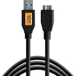 Tether Tools TetherPro USB 3.0 Male Type-A to USB 3.0 Micro-B Cable | 1', Black