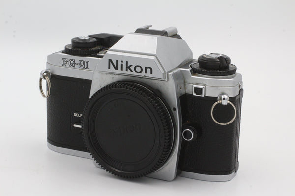 Used Nikon FG20 Camera Body Only Chrome - Used Very Good | K&M Camera