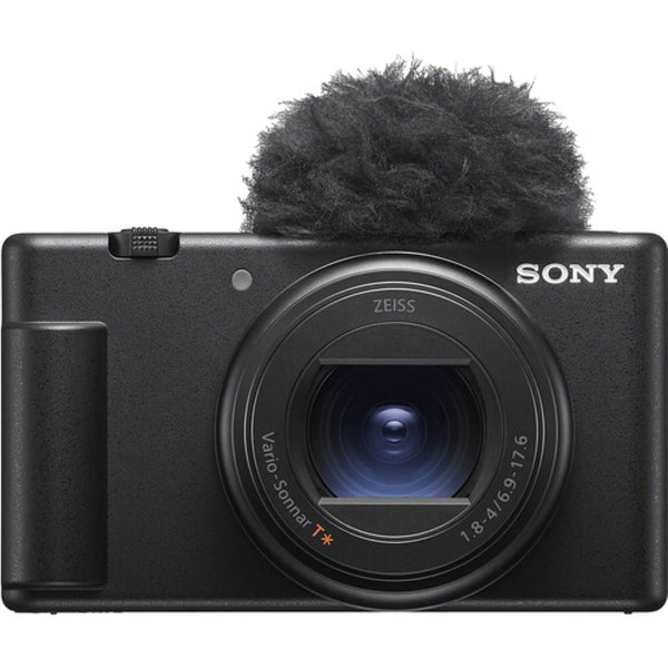 Sony ZV-1 II Digital Camera |Black Bundled with 64GB Memory Card + Microfiber Cleaning Cloth + Photo Starter Kit (11 Pieces) (4 Items)