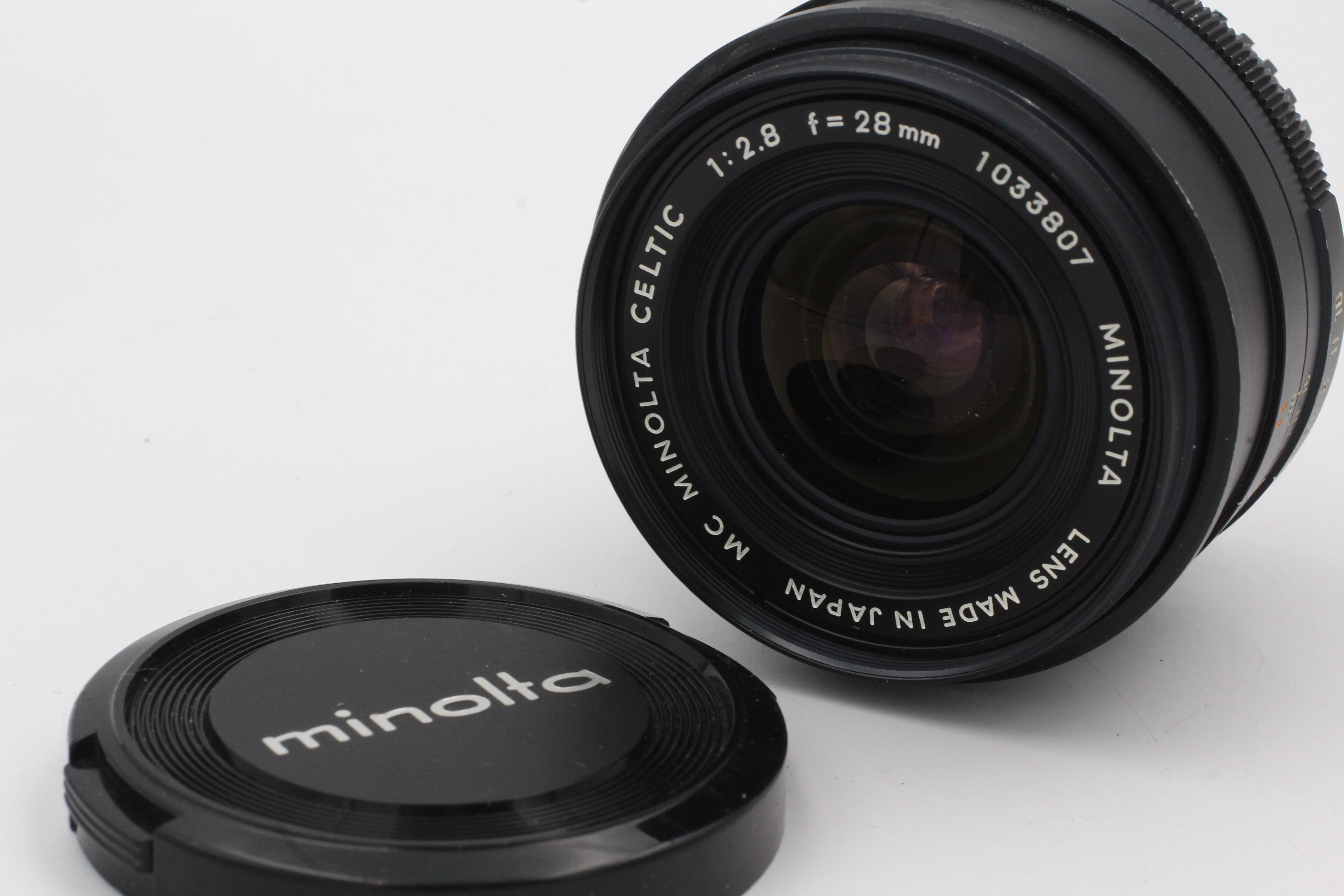 Used Minolta MD Celtic 28mm f2.8 Used Very Good