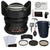 Rokinon 14mm T3.1 Cine ED AS IF UMC Lens for Sony A Mount + Lens Pouch Medium + Photo Starter Kit + Cleaning Cloth Bundle