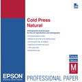 Epson Cold Press Natural Paper | 13 x 19", 25 Sheets