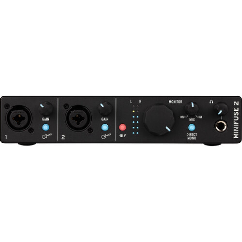 Arturia MiniFuse 2 Portable 2x2 USB Type-C Audio/MIDI Interface | Black