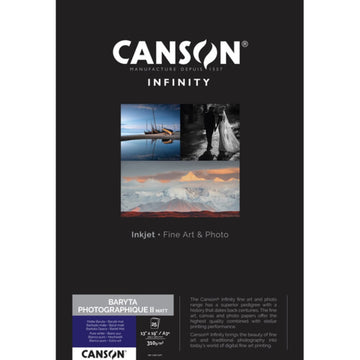 Canson Infinity Baryta Photographique II Matte Paper | 13 x 19", 25 Sheets