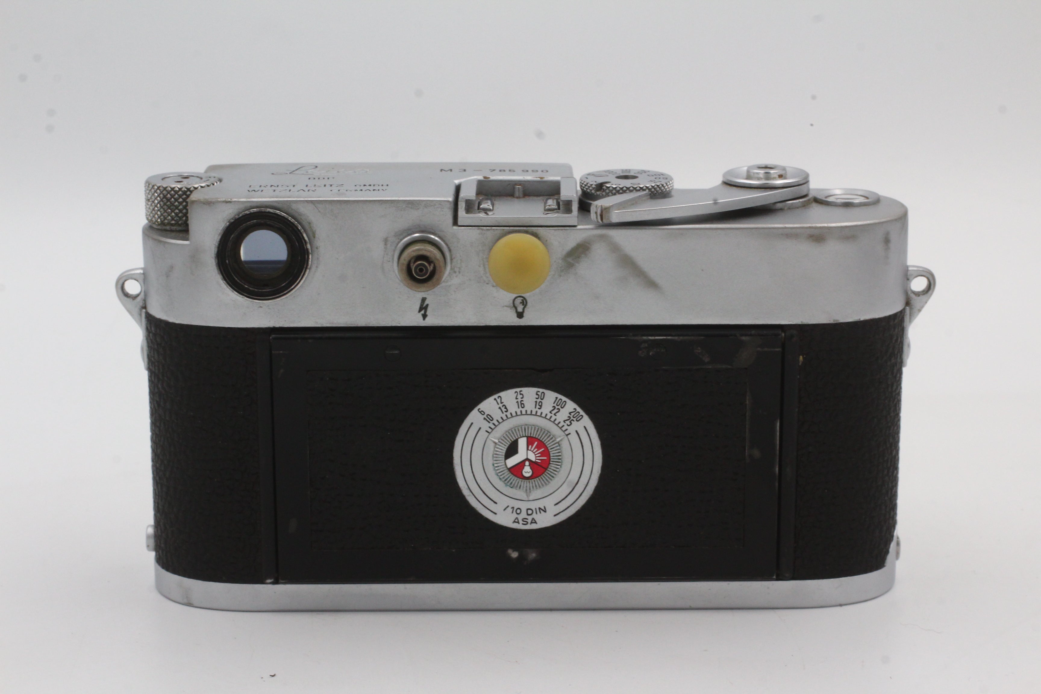 Used Leica M3 Double Stroke Camera Body Only Chrome - Used Very Good