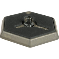 Manfrotto 030-14 Hexagonal Quick Release Plate with 1/4"-20 Screw