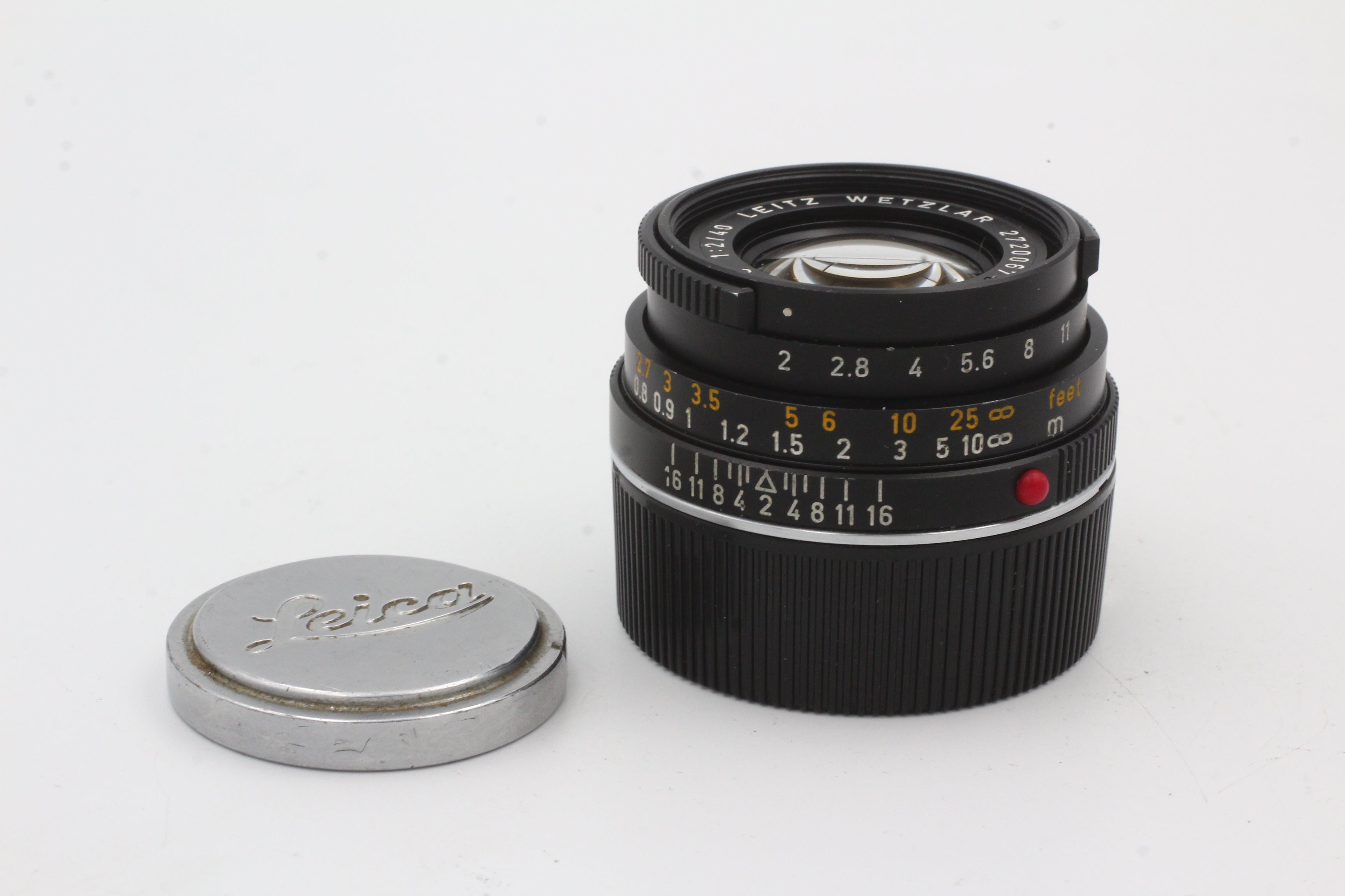 Used Leica M 40mm f/2 Summicron C- Used Very Good