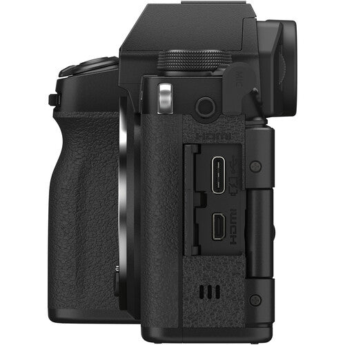 FUJIFILM X-S10 Mirrorless Digital Camera (Body Only) with FUJIFILM XC 35mm f/2 Lens + 64GB SD Card + Sunpak Flash + Sling Camera Strap + Extra Battery & Charger + Camera Bag + Tripod