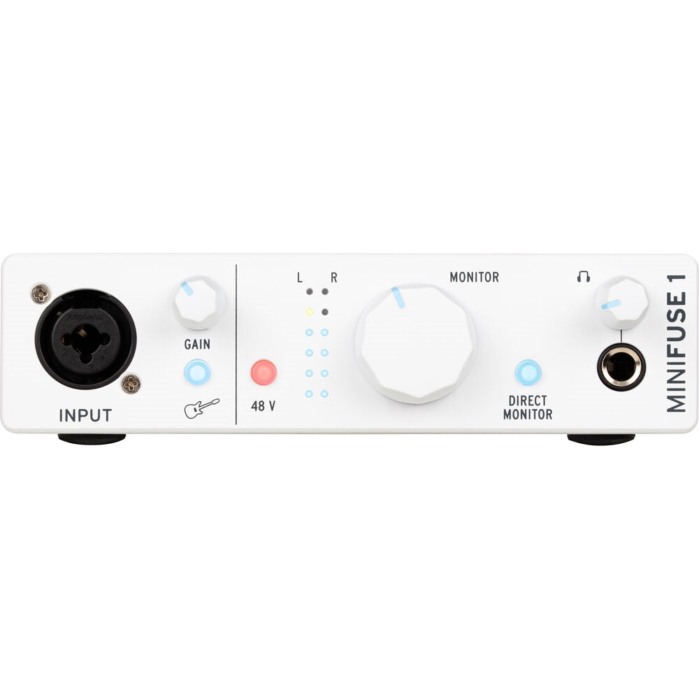 Arturia MiniFuse 1 Portable 1x2 USB Type-C Audio Interface | White