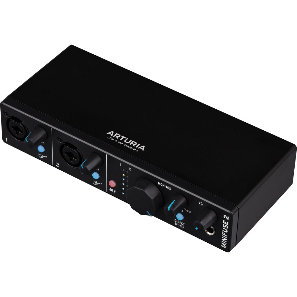 Arturia MiniFuse 2 Portable 2x2 USB Type-C Audio/MIDI Interface | Black