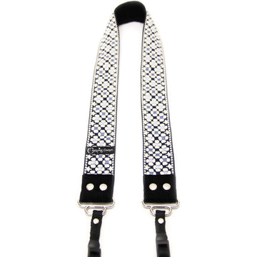 Capturing Couture Designer Collection 1.5" Camera Strap | Daisy Dot Blue