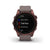 Garmin fenix 7S Sapphire Solar GPS Watch | Dark Bronze Titanium with Shale Gray Band