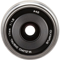 Olympus M.Zuiko Digital 17mm f/1.8 Lens | Silver
