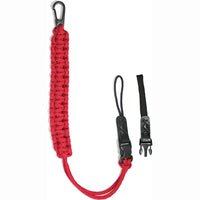 DSPTCH Camera Wrist Strap | Red with Black Stainless Steel Clip