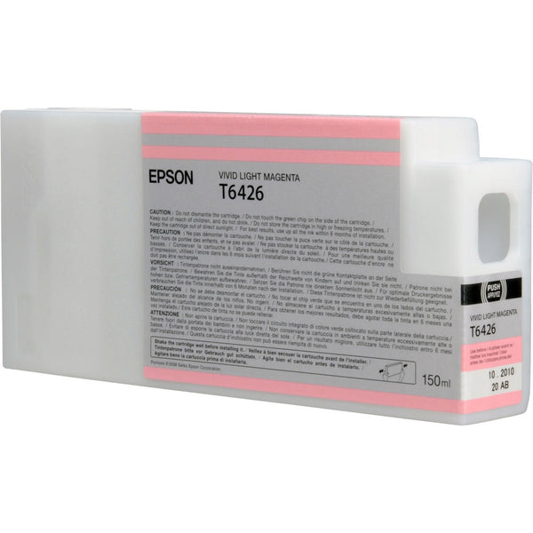 Epson T642600 Vivid Light Magenta UltraChrome HDR Ink Cartridge | 150 mL